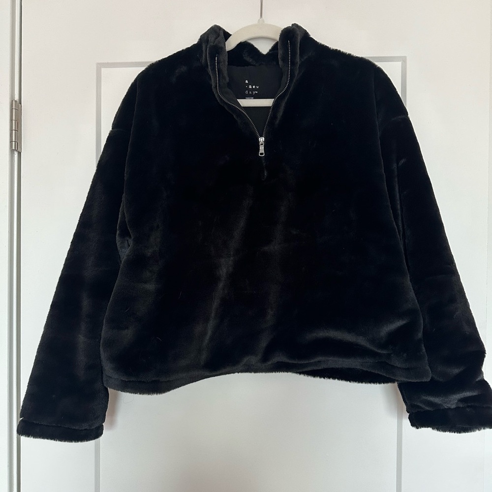 Faux Fur Pullover